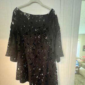 NWTs, Small, XD Xenia Design, Black, Asymmetrical, tunic